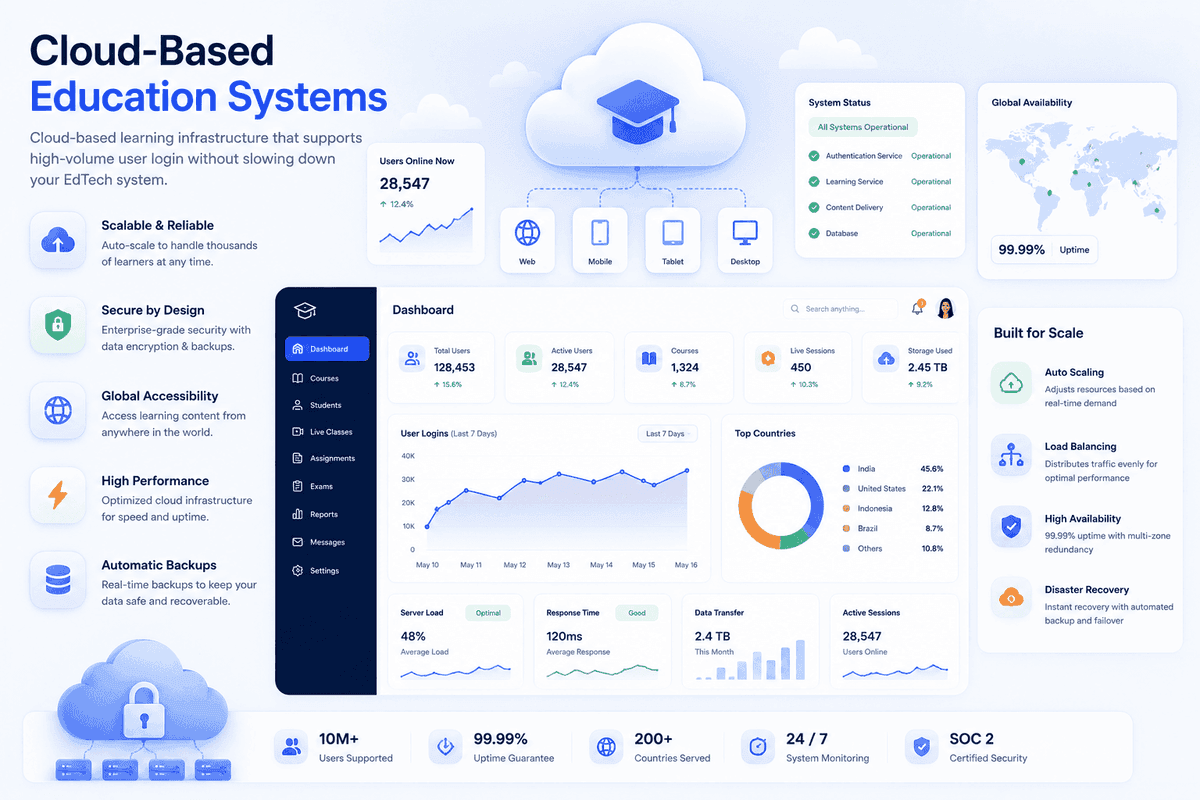 Cloud-Based Education Systems Image