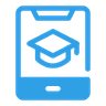 Mobile Learning Applications Icon