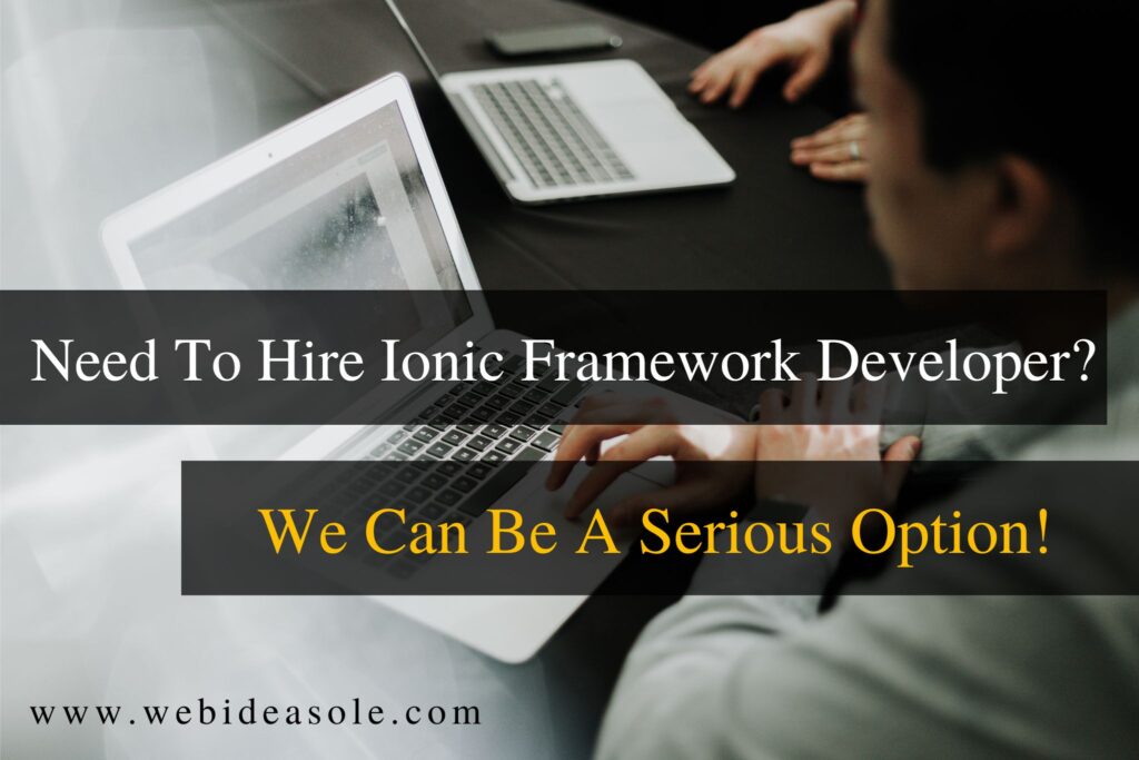 ionic framework developer