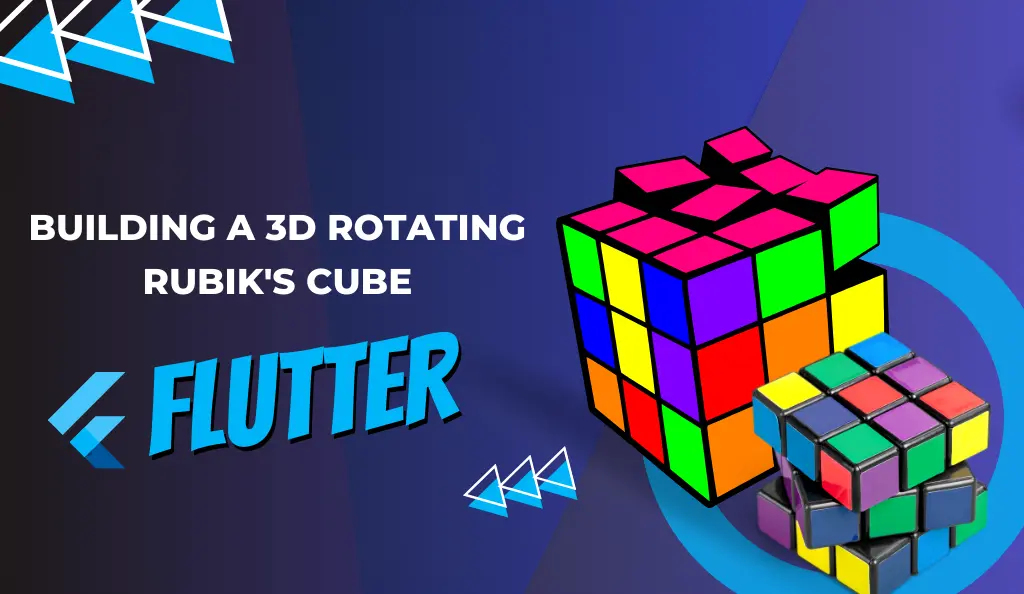 3D Rotating Rubik's Cube